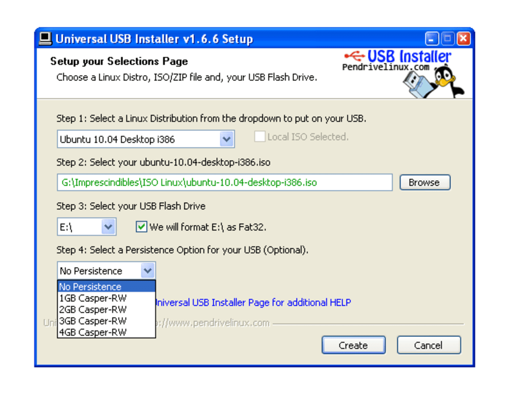 install ubuntu for windows on a usb drive using mac